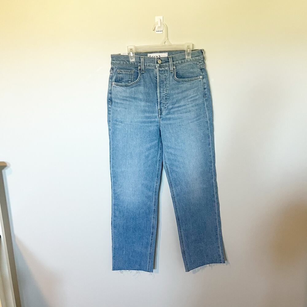 Frank & Eileen‎ Monaghan Jeans button fly raw hem women’s size 28/6